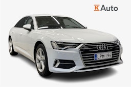 valkoinen Audi A6 2021 kuva 1.