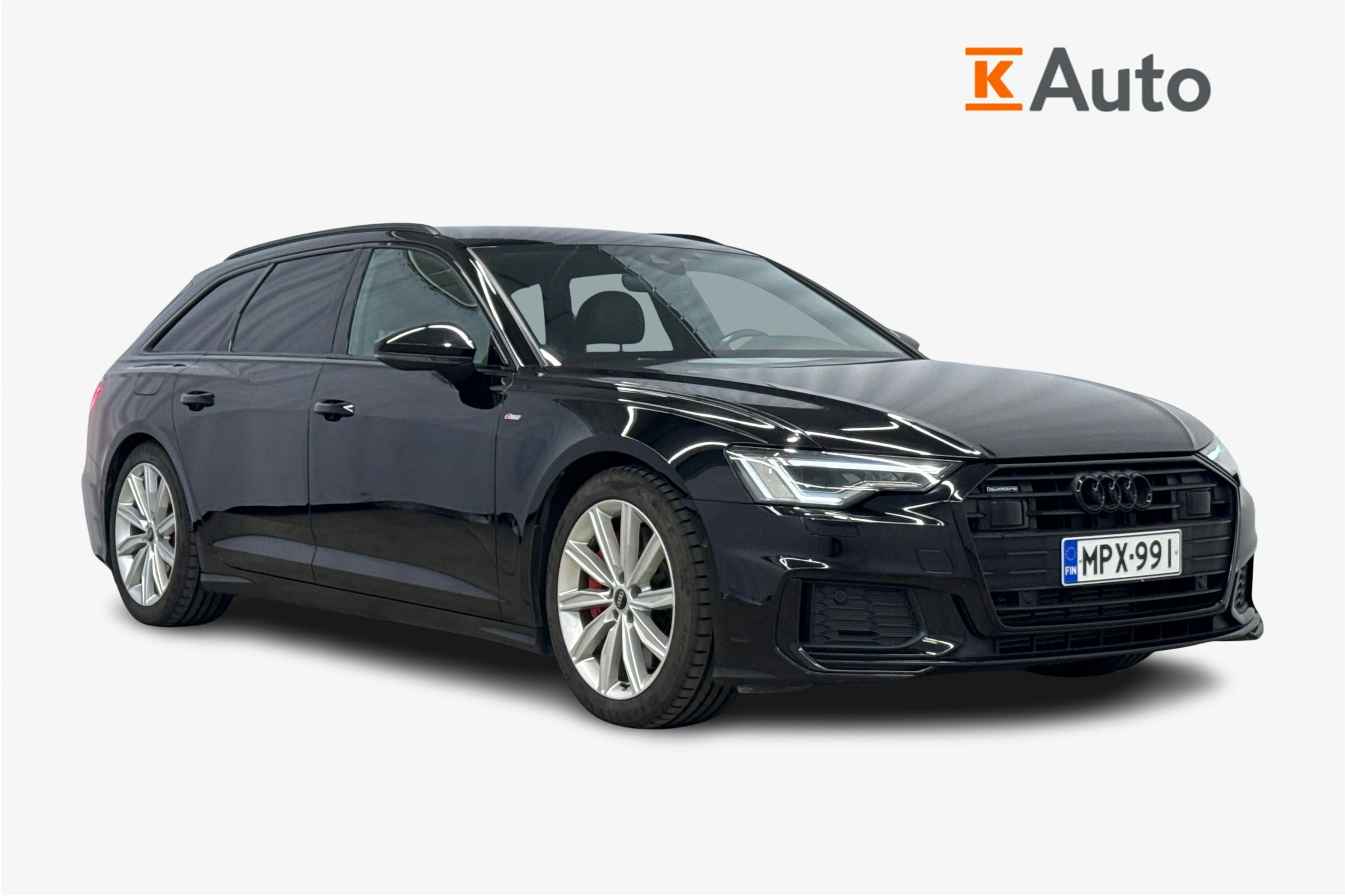 musta Audi A6 2021 kuva 1.