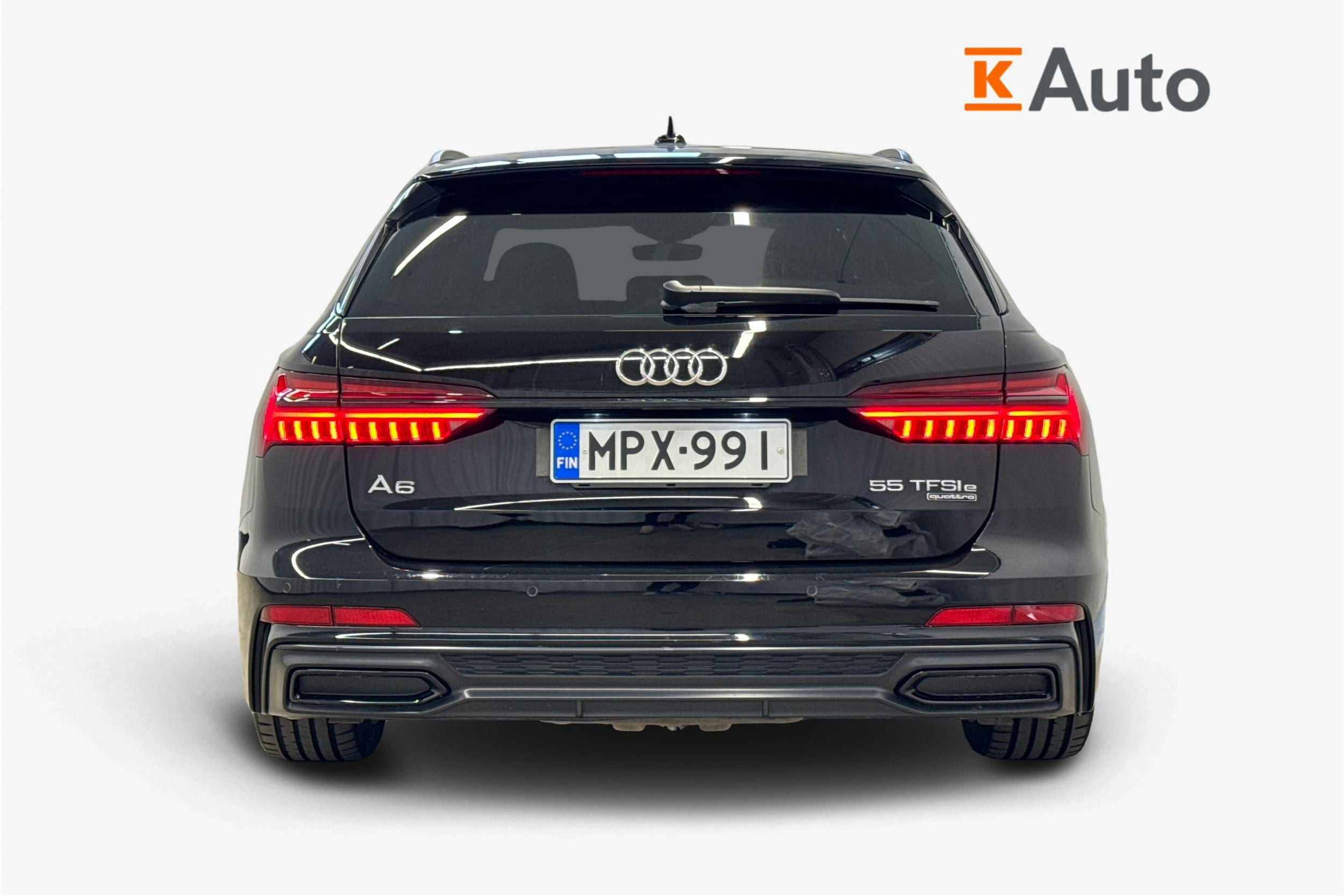 musta Audi A6 2021 kuva 3.