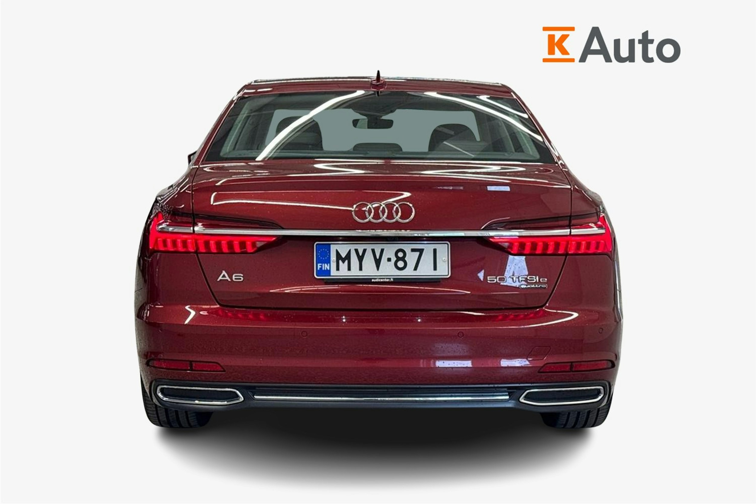 Punainen Audi A6 2021 kuva 3.