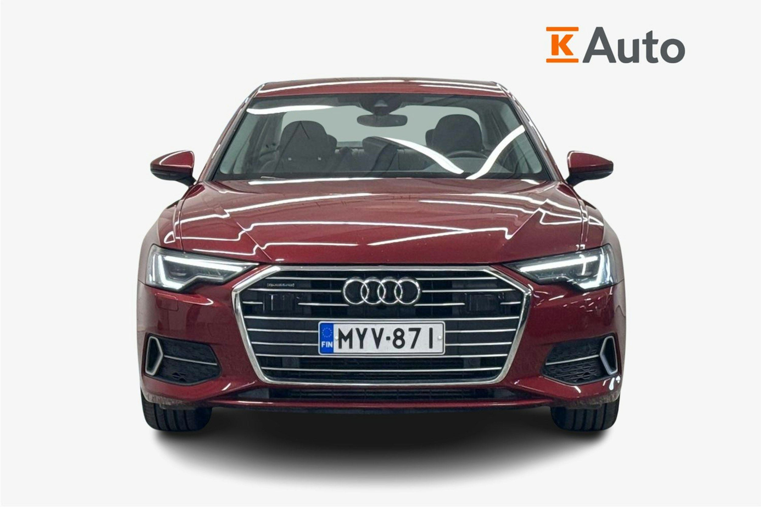 Punainen Audi A6 2021 kuva 5.
