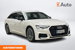 valkoinen Audi A6 2021 kuva 1.