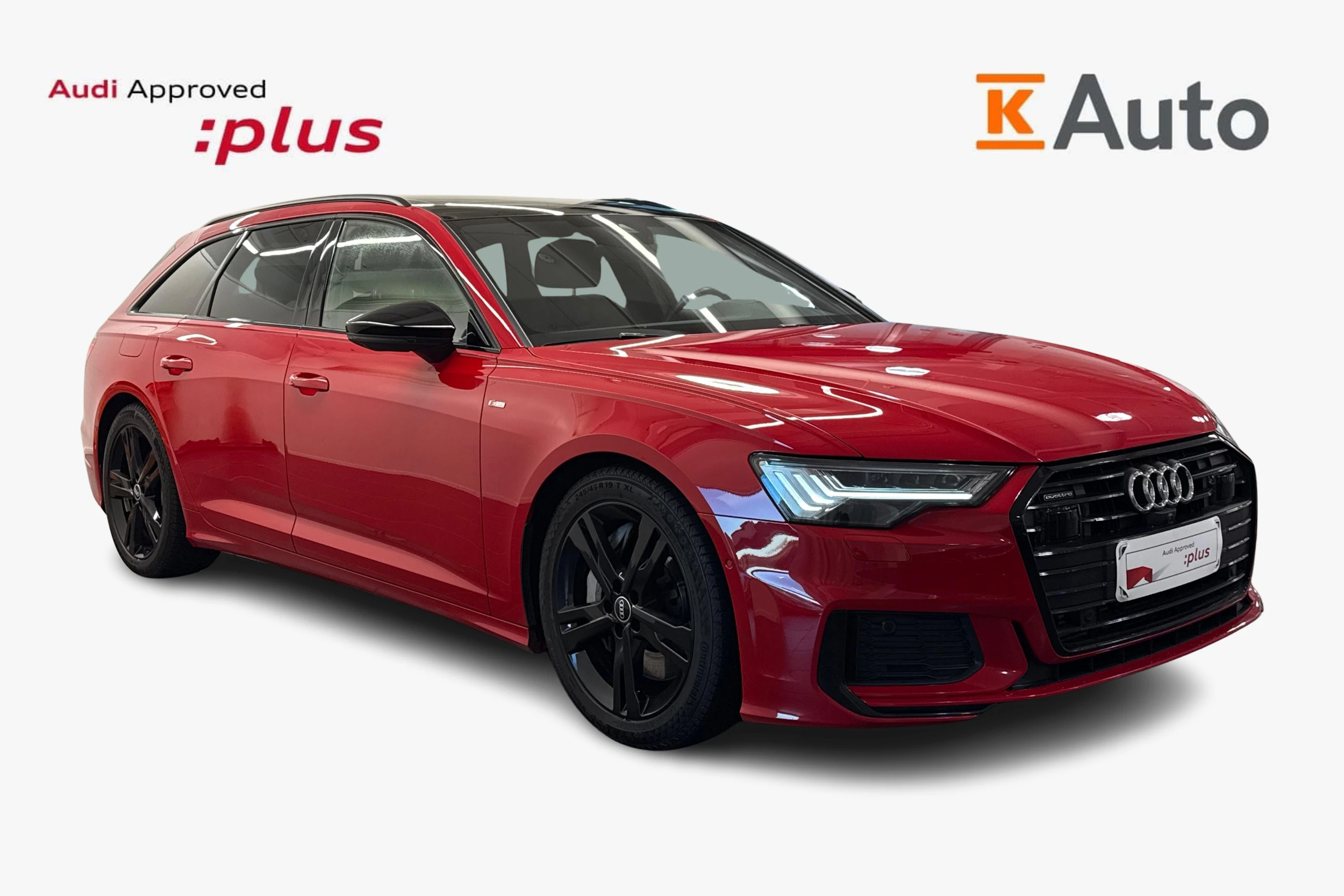 punainen Audi A6 2021 kuva 1.