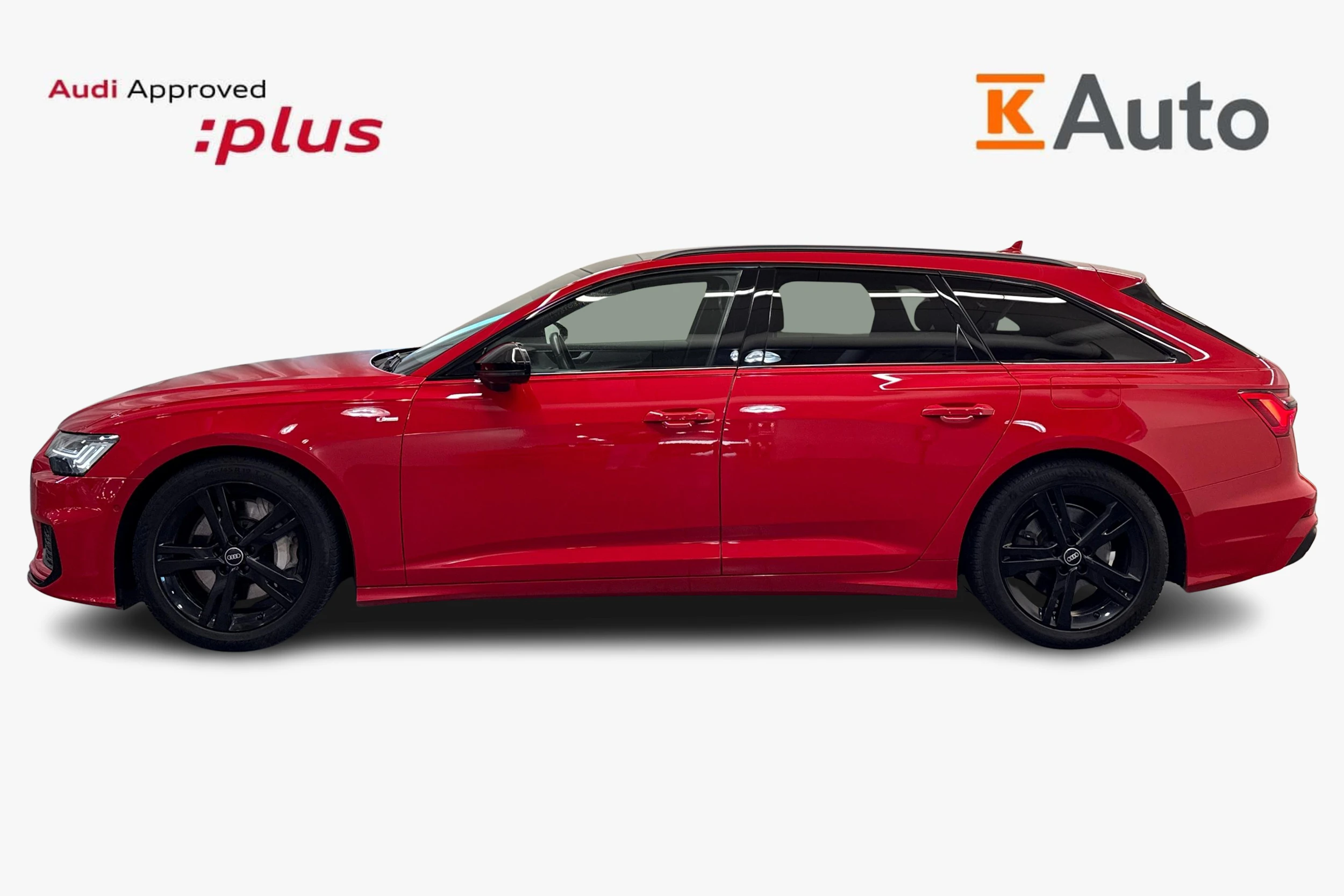 punainen Audi A6 2021 kuva 5.