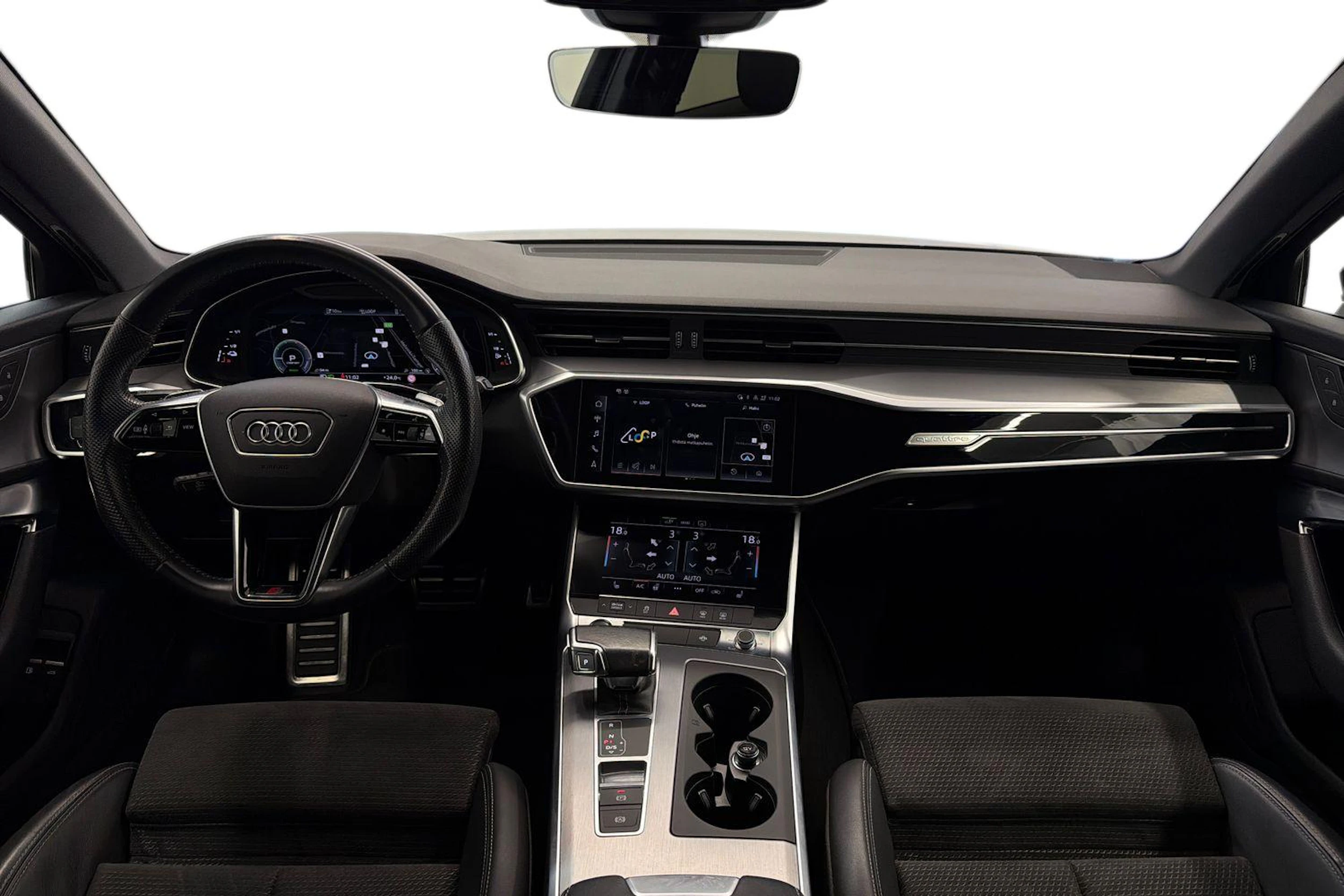musta Audi A6 2021 kuva 7.