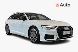 valkoinen Audi A6 2022 kuva 1.