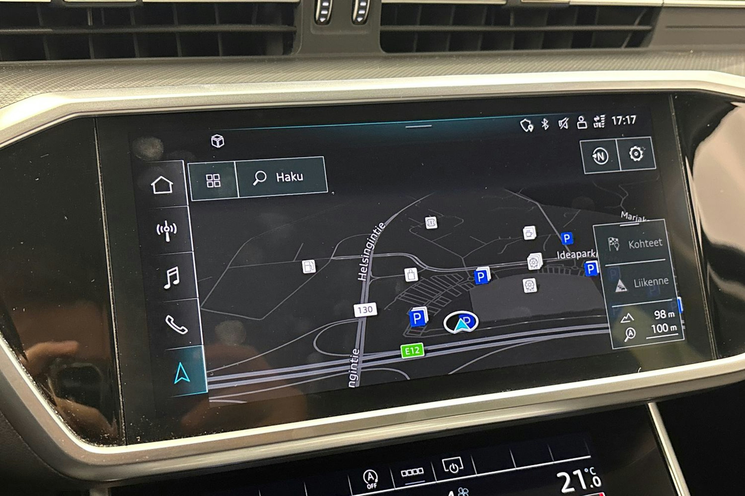 musta Audi A6 2022 kuva 25.