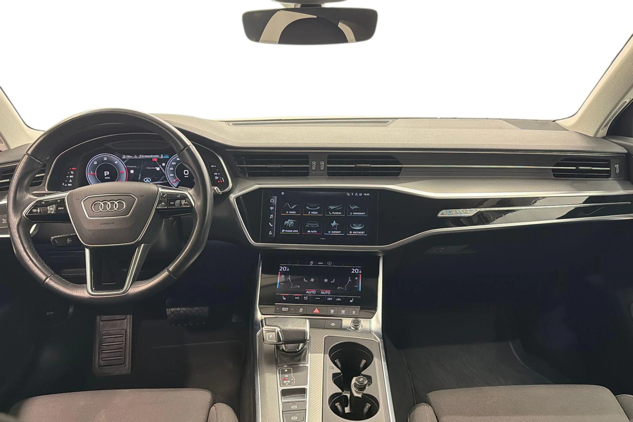 musta Audi A6 2022 kuva 7.