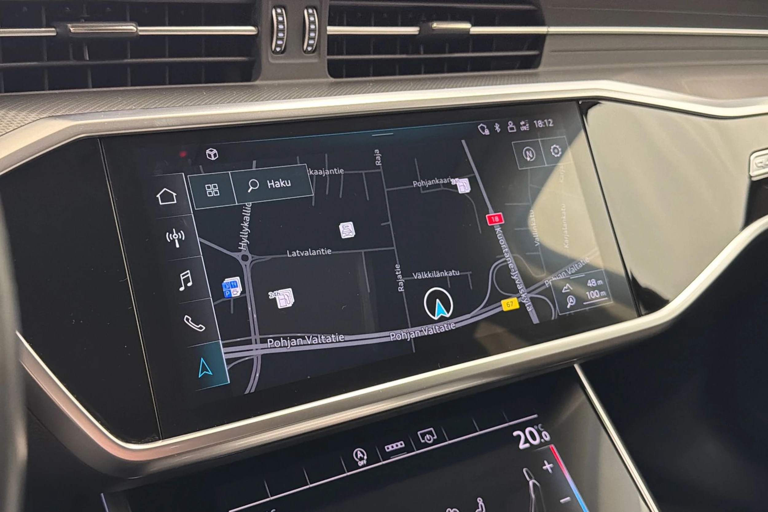 musta Audi A6 2022 kuva 18.