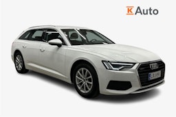 valkoinen Audi A6 2022 kuva 1.