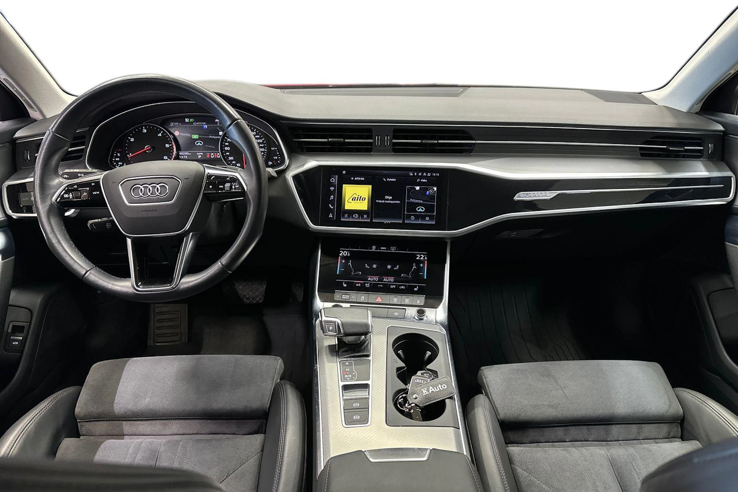 musta Audi A6 2022 kuva 7.