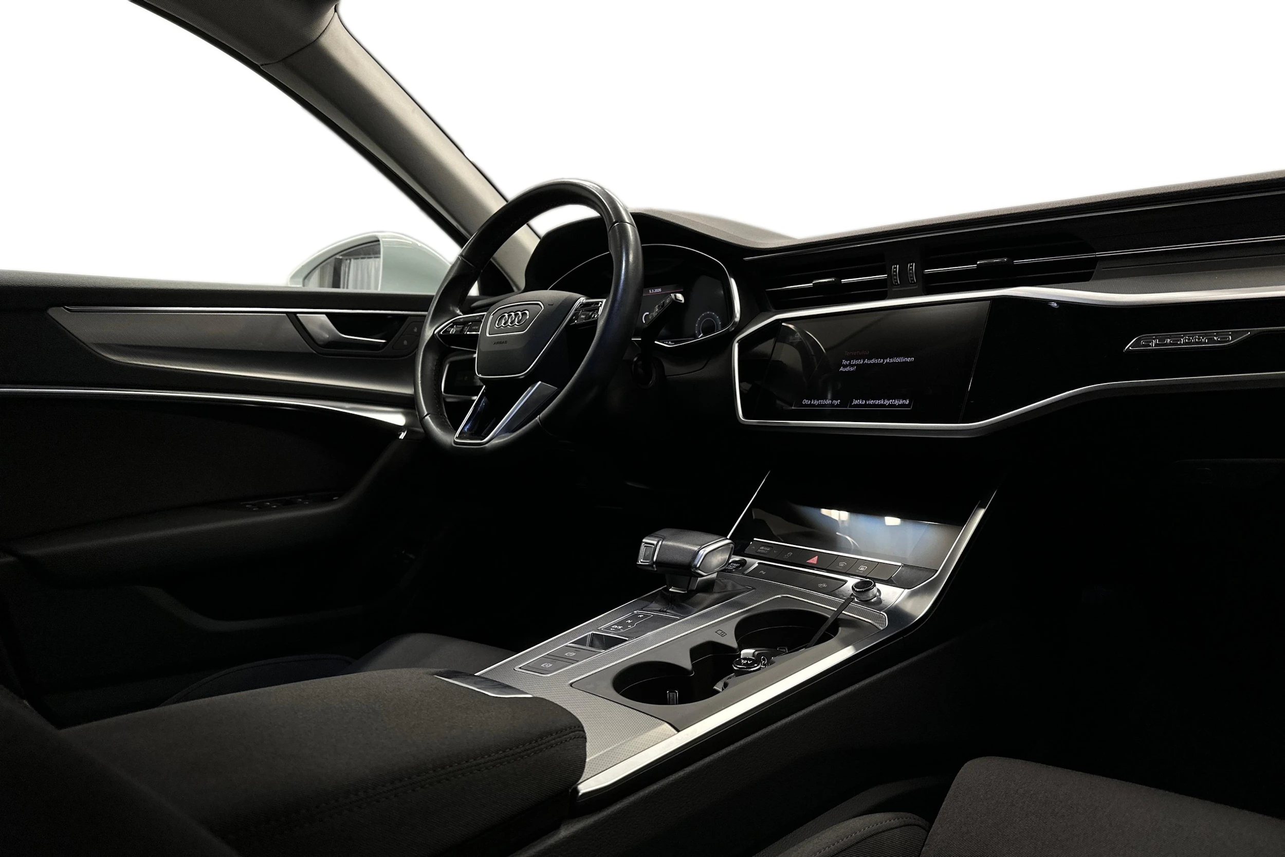 valkoinen Audi A6 2023 kuva 7.