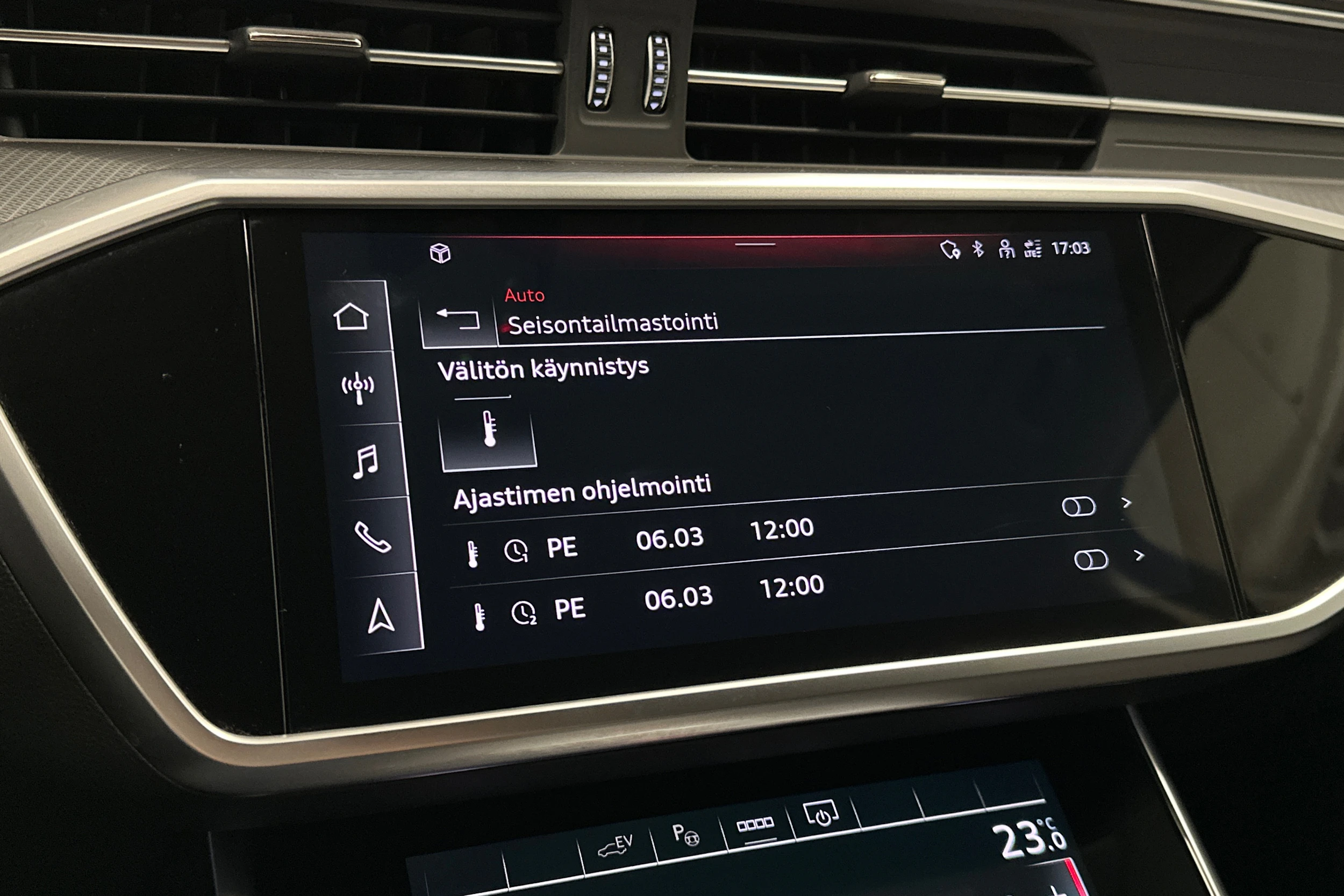 valkoinen Audi A6 2023 kuva 16.