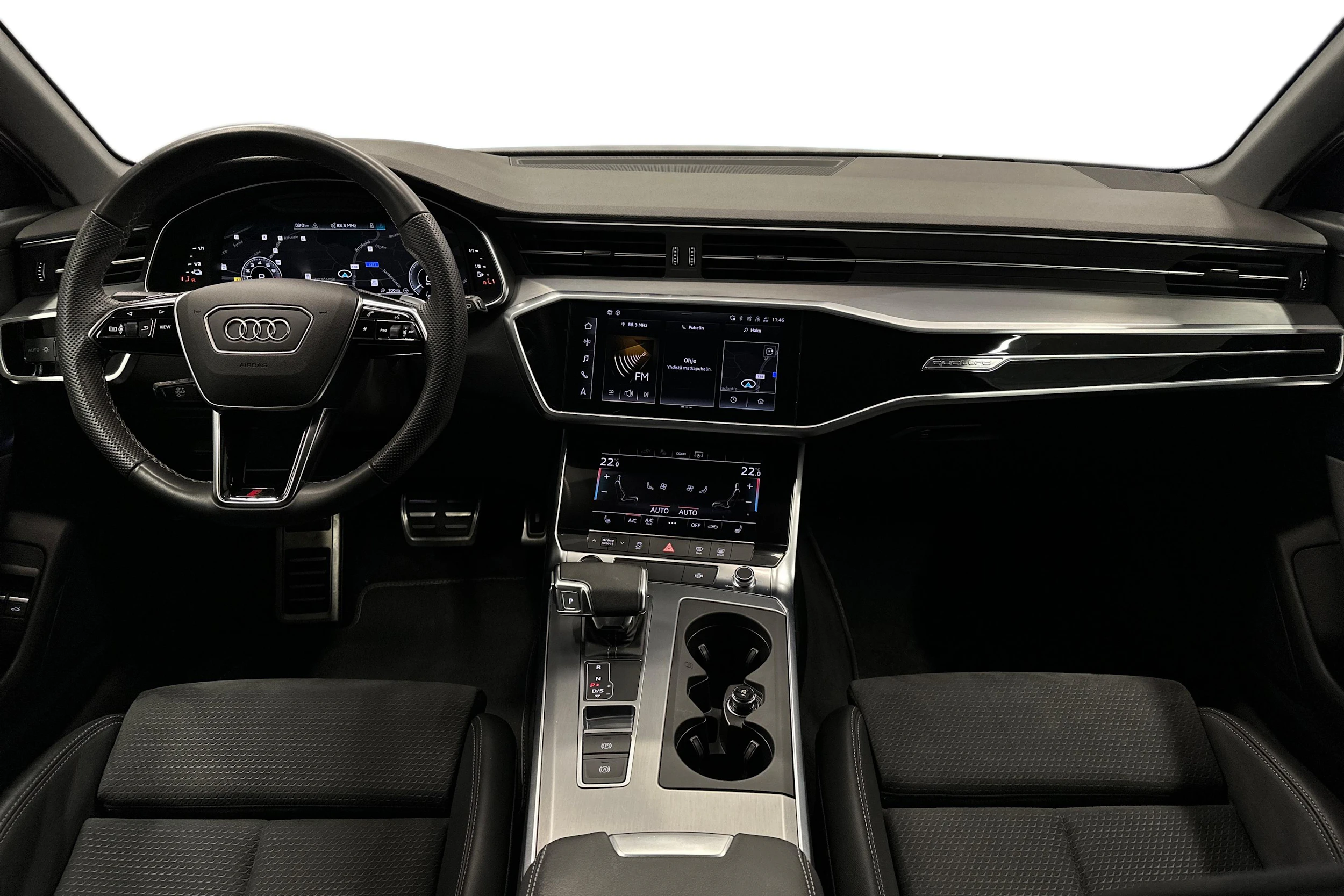 musta Audi A6 2023 kuva 9.
