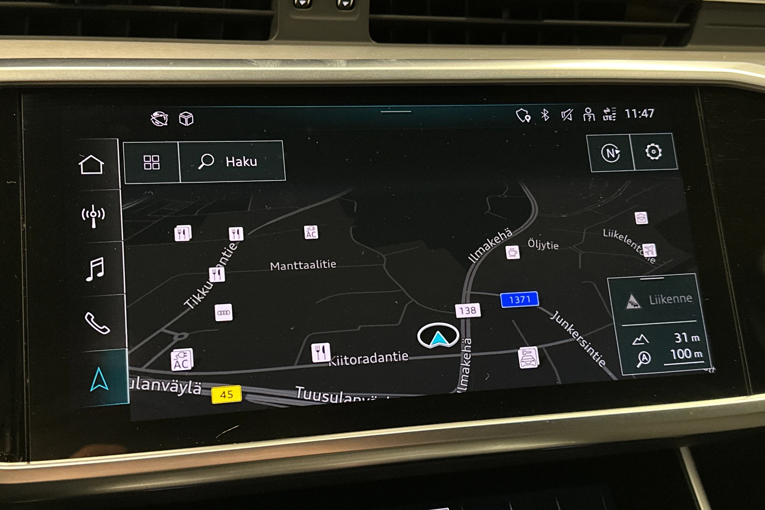 musta Audi A6 2023 kuva 25.