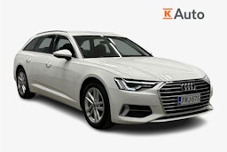 valkoinen Audi A6 2023 kuva 1.