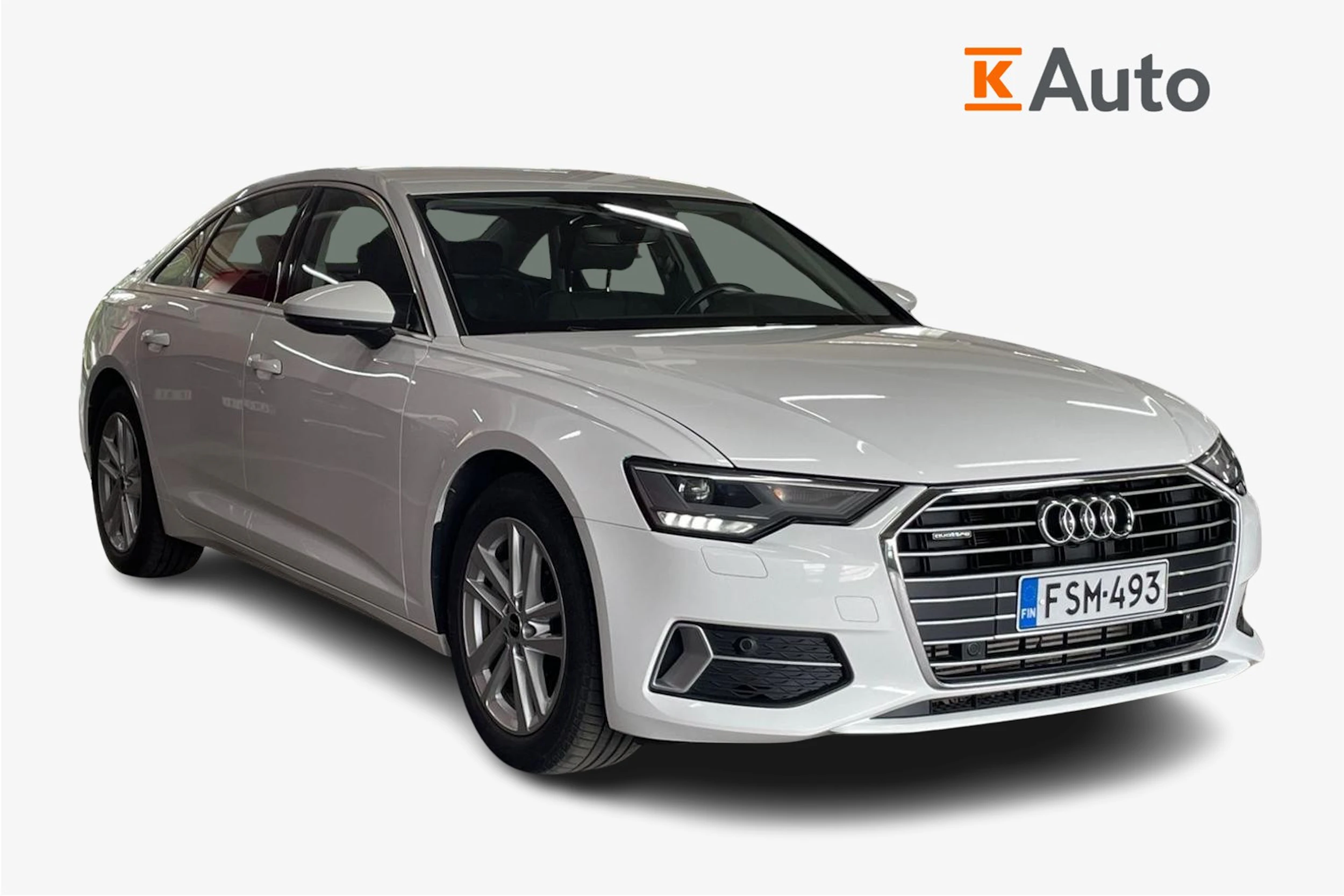 Valkoinen Audi A6 2023 kuva 1.