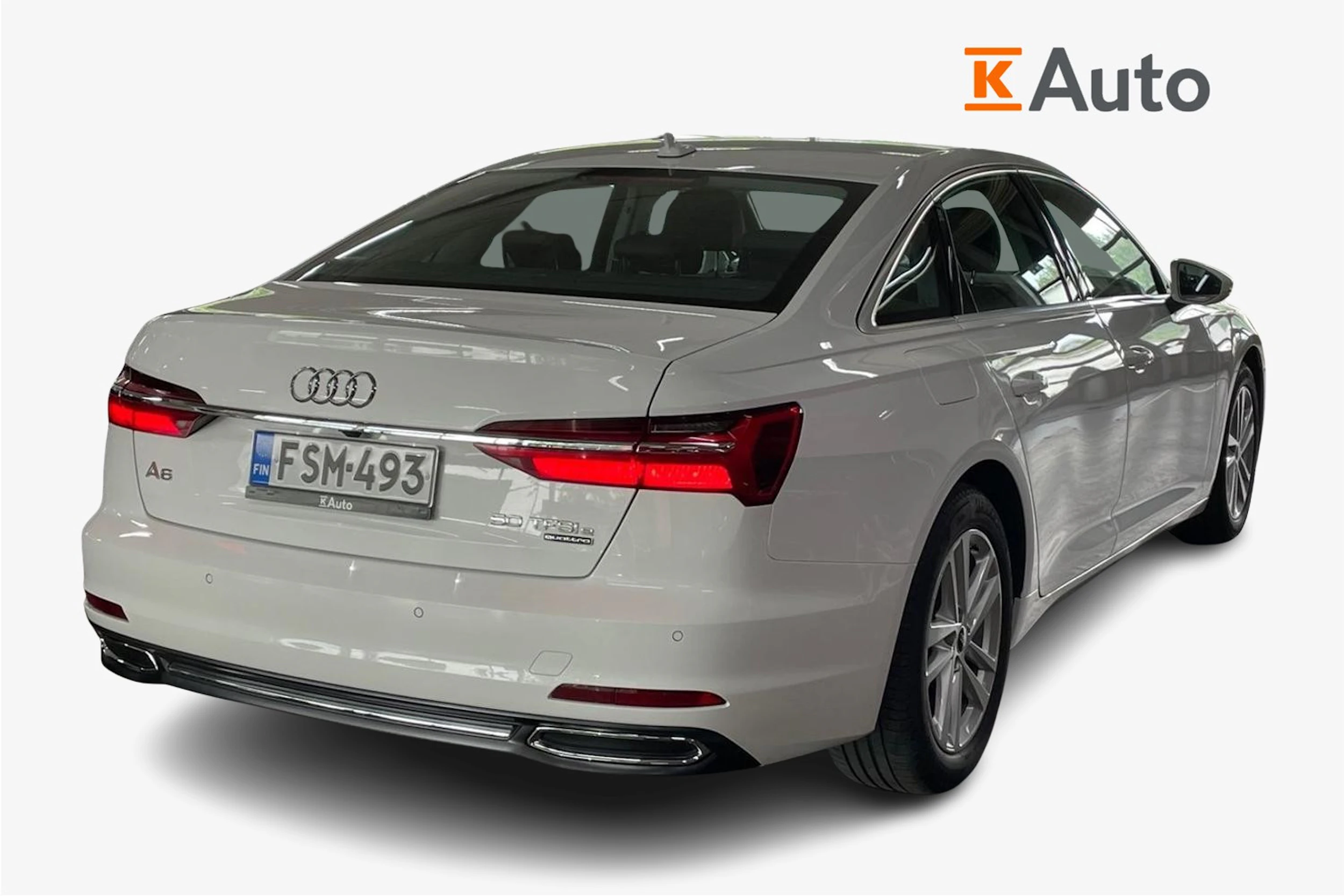 Valkoinen Audi A6 2023 kuva 3.