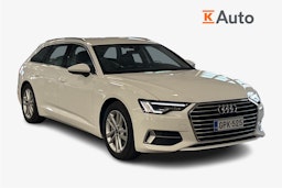 valkoinen Audi A6 2023 kuva 1.