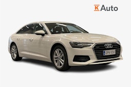 valkoinen Audi A6 2023 kuva 1.