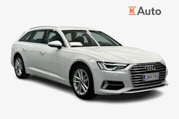 valkoinen Audi A6 2023 kuva 1.