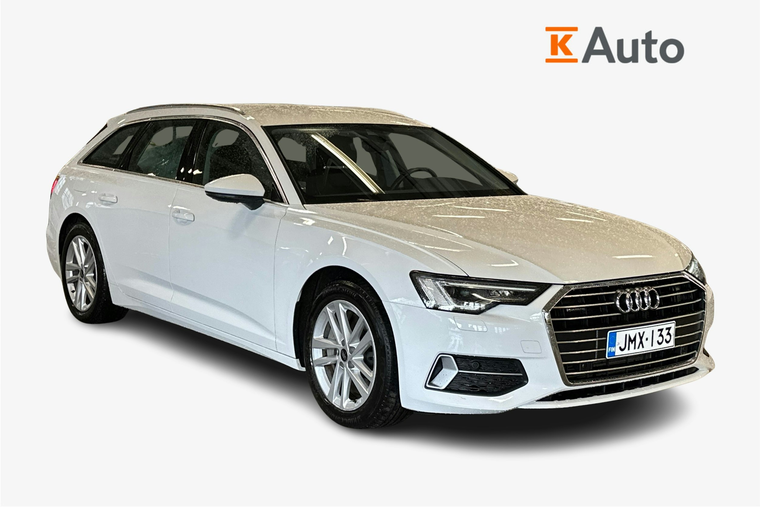 valkoinen Audi A6 2023 kuva 1.