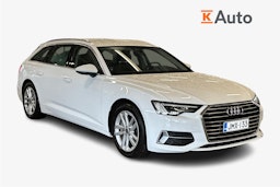 valkoinen Audi A6 2023 kuva 1.