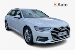 valkoinen Audi A6 2023 kuva 1.