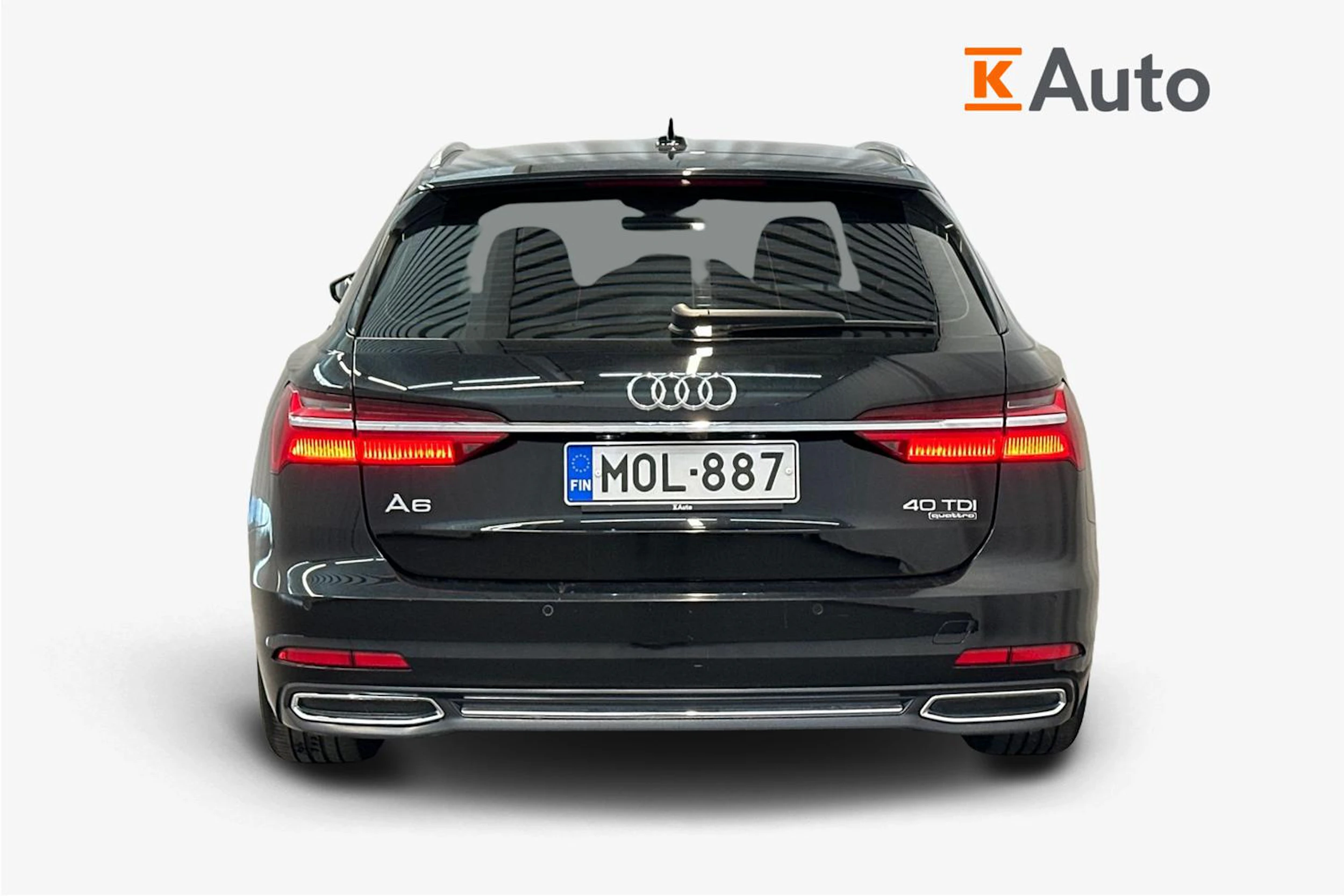 musta Audi A6 2023 kuva 4.