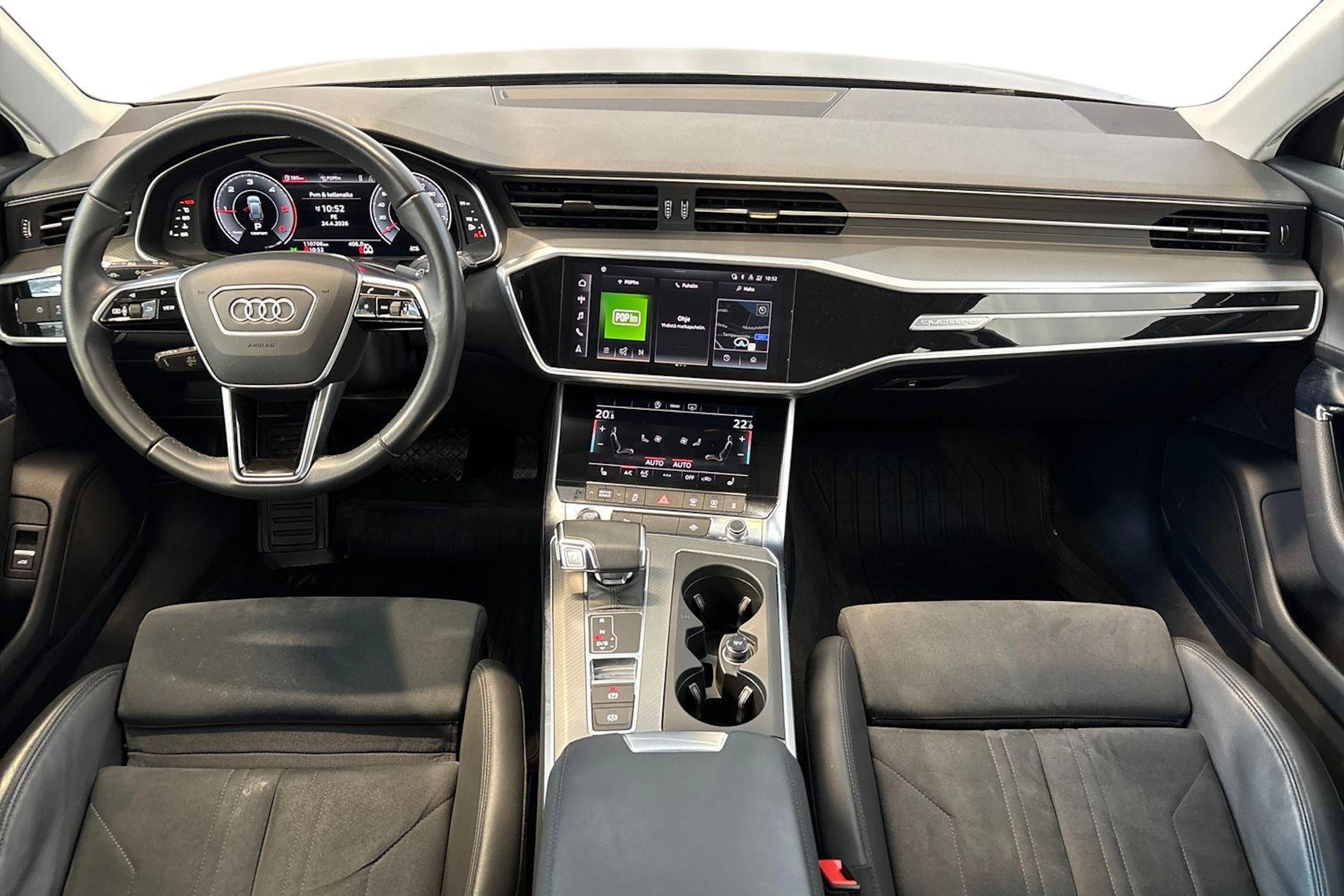 musta Audi A6 2023 kuva 9.