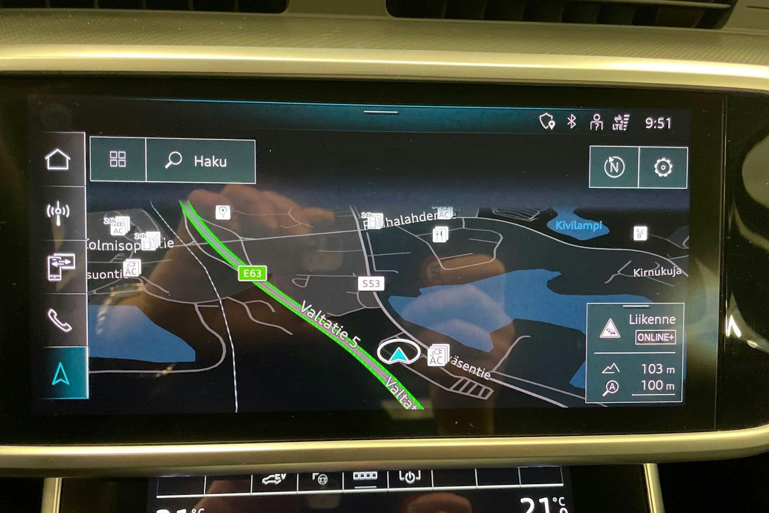 Musta Audi A6 2023 kuva 22.