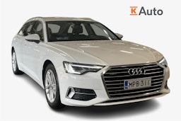 valkoinen Audi A6 2023 kuva 1.