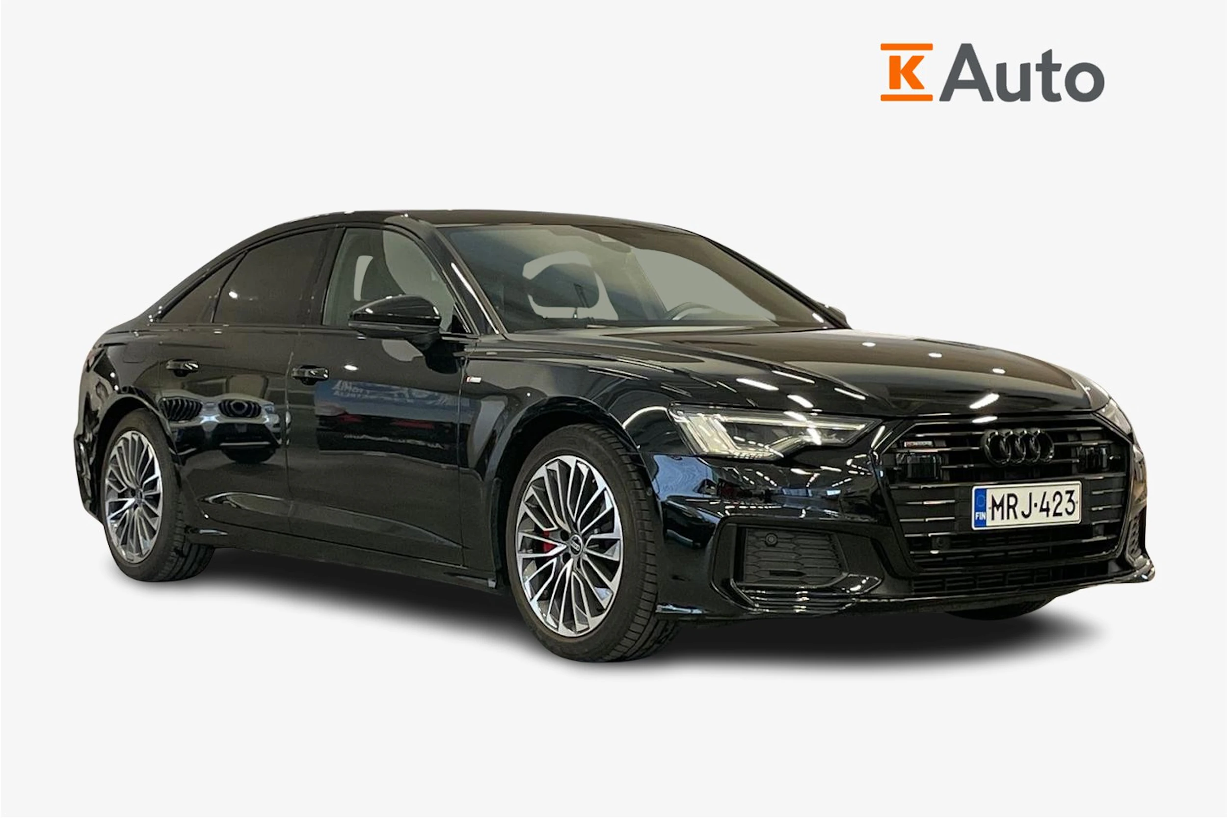 musta Audi A6 2023 kuva 1.