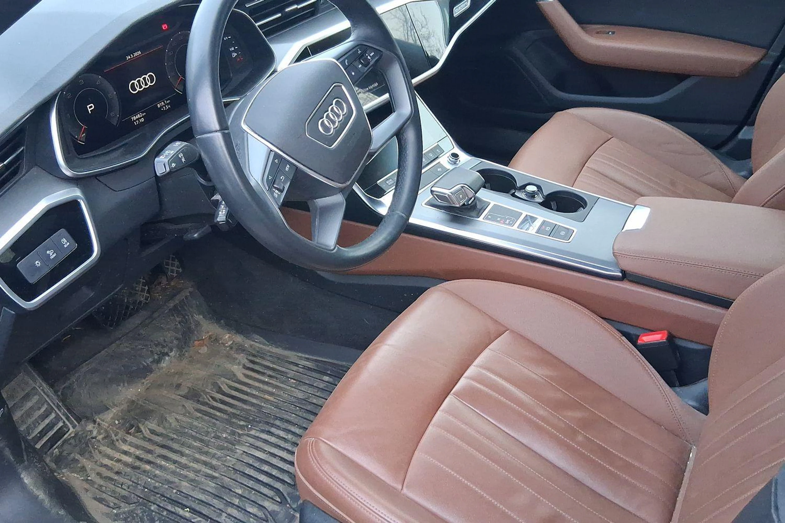 Musta Audi A6 2023 kuva 3.