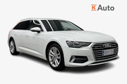 valkoinen Audi A6 2023 kuva 1.