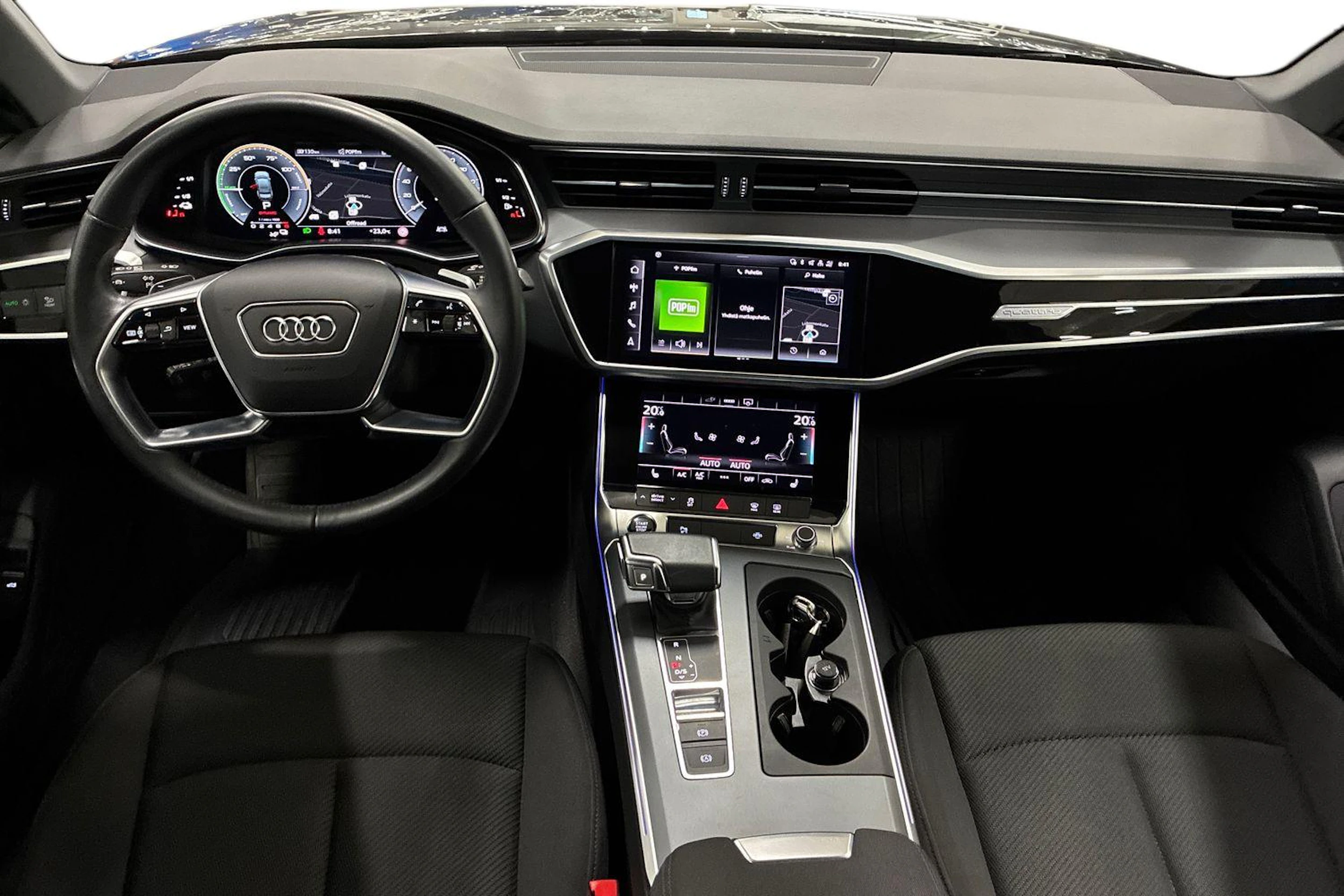 musta Audi A6 2023 kuva 7.
