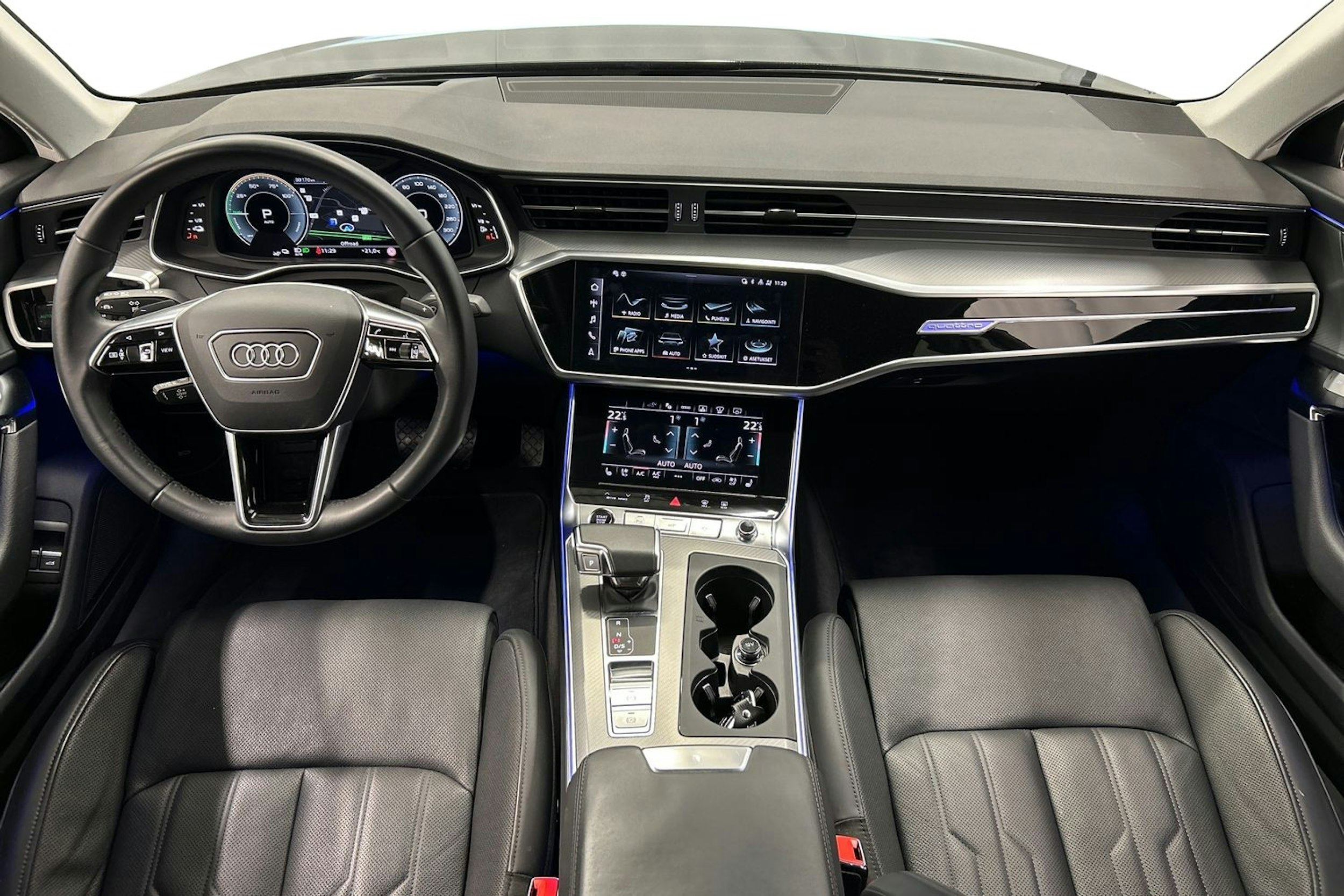 musta Audi A6 2023 kuva 9.