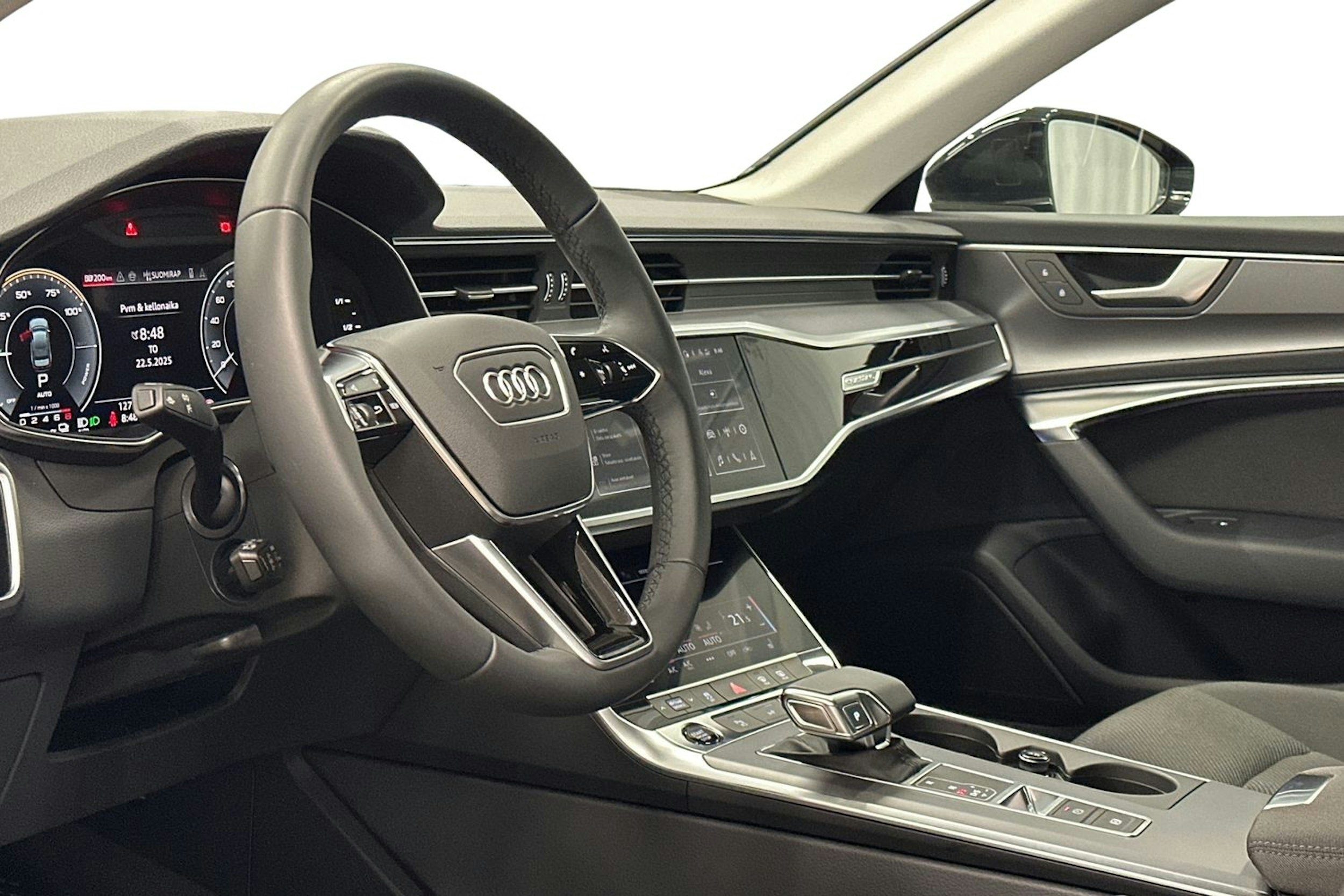 musta Audi A6 2024 kuva 7.