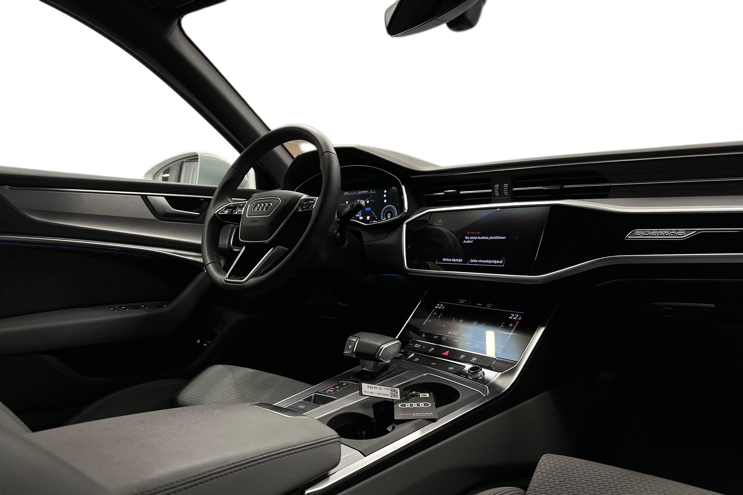 valkoinen Audi A6 2024 kuva 7.