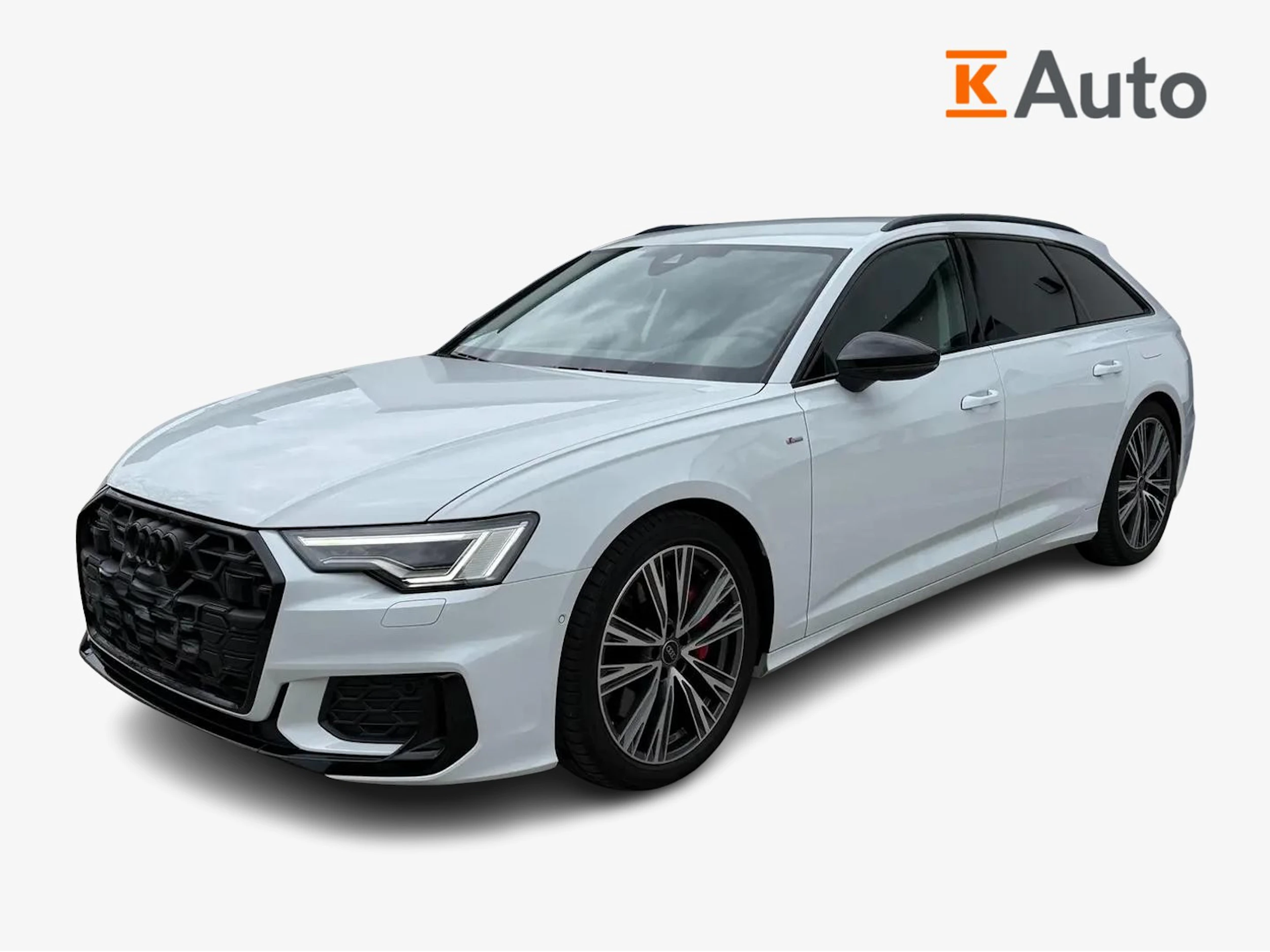 valkoinen Audi A6 2024 kuva 1.