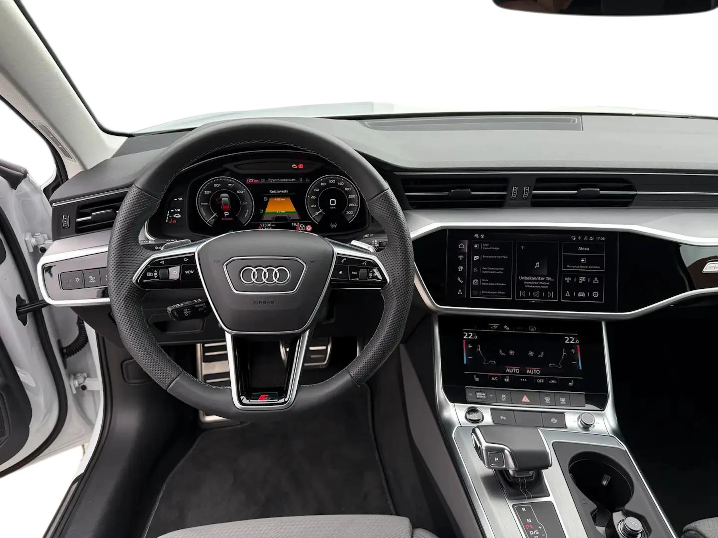 valkoinen Audi A6 2024 kuva 3.