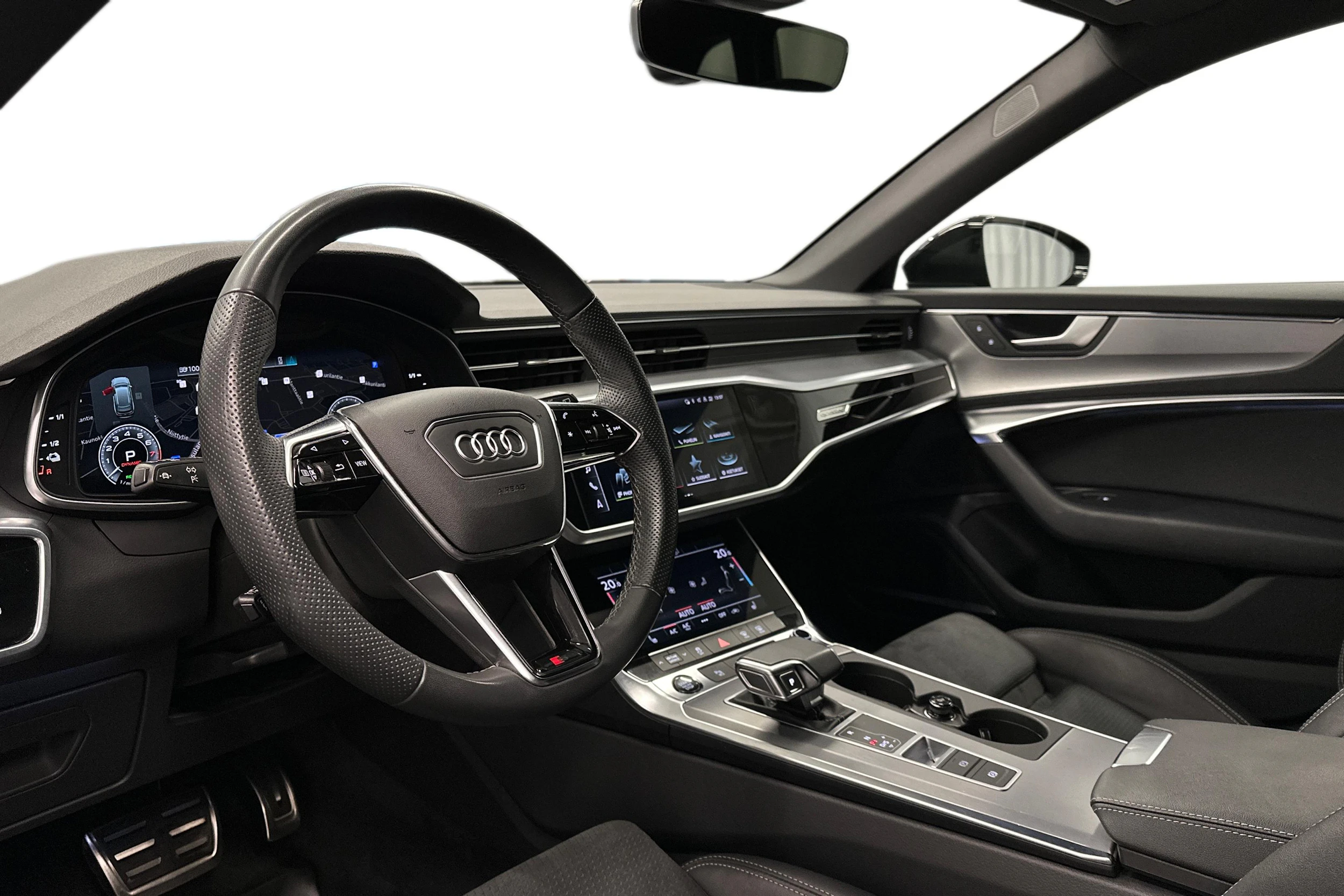 musta Audi A6 2024 kuva 8.