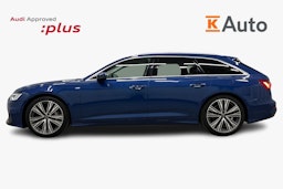 sininen Audi A6 2024 kuva 6.