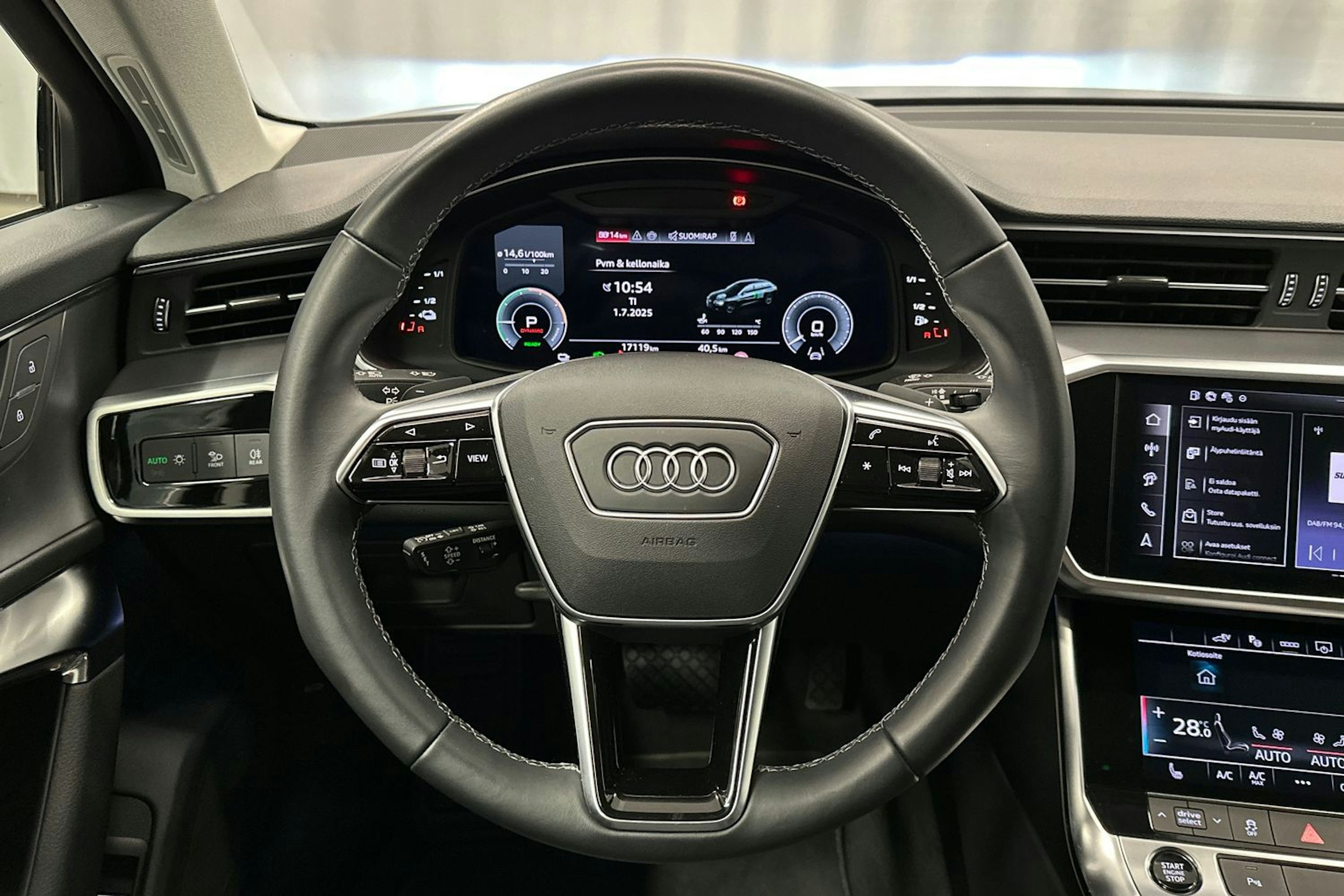 sininen Audi A6 2024 kuva 18.