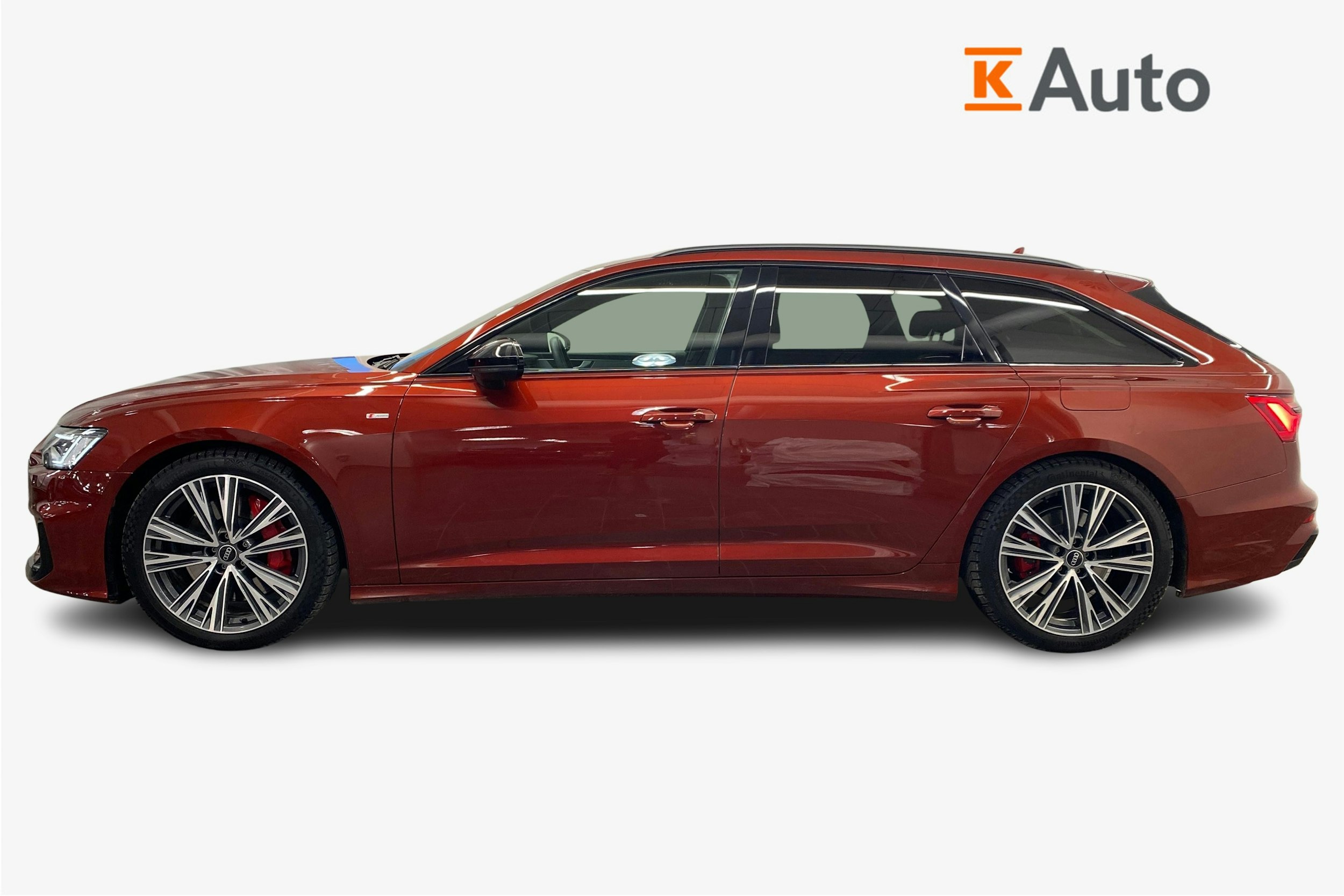 punainen Audi A6 2024 kuva 6.