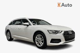 valkoinen Audi A6 2024 kuva 1.