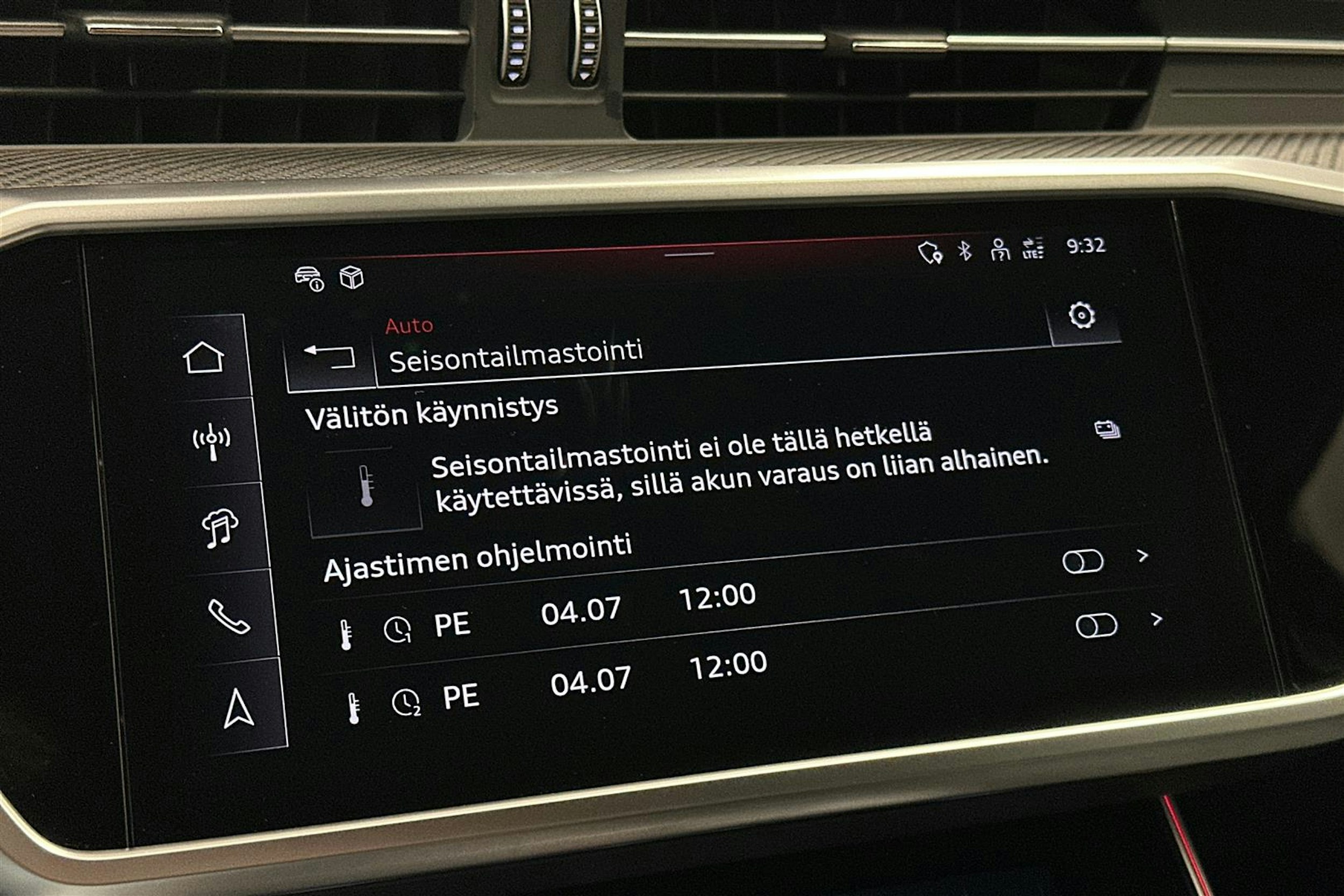 punainen Audi A6 2024 kuva 27.