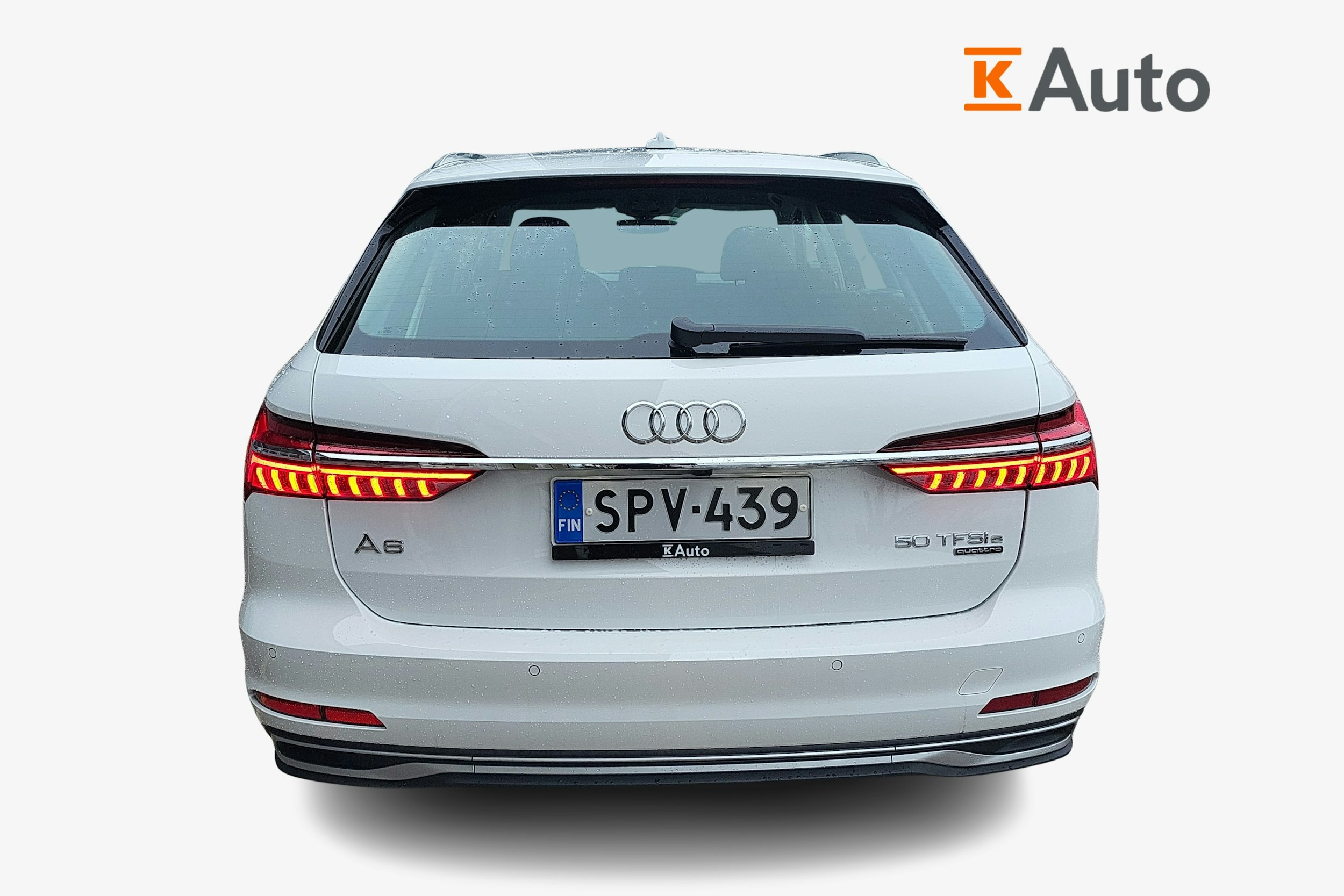 valkoinen Audi A6 2024 kuva 3.
