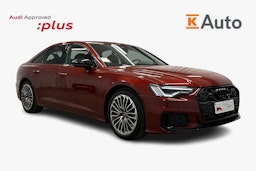 punainen Audi A6 2024 kuva 1.