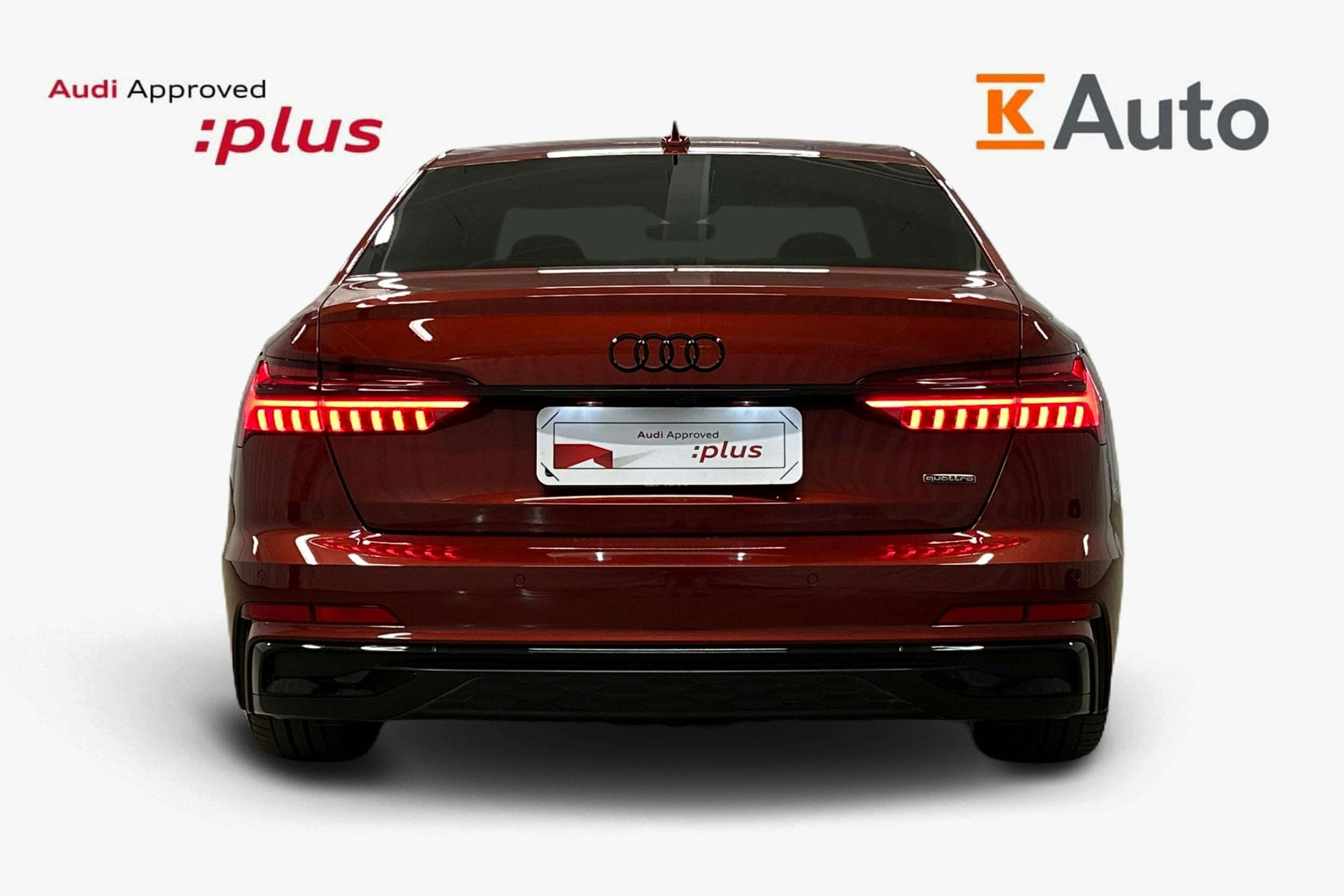 punainen Audi A6 2024 kuva 3.